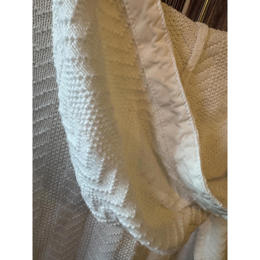 Christopher & Banks White Zip-Front Hooded Cardigan - Picture 13 of 13